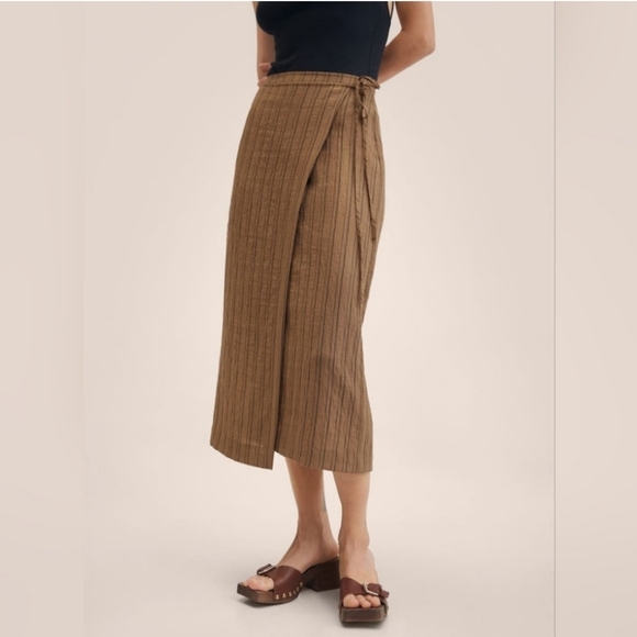 MANGO Wrap skirt - Picture 2 of 4